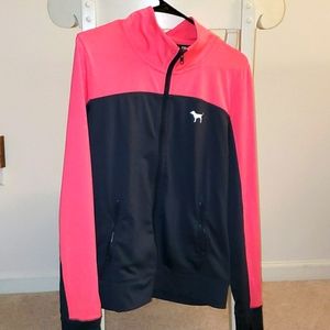 Pink zip up jacket